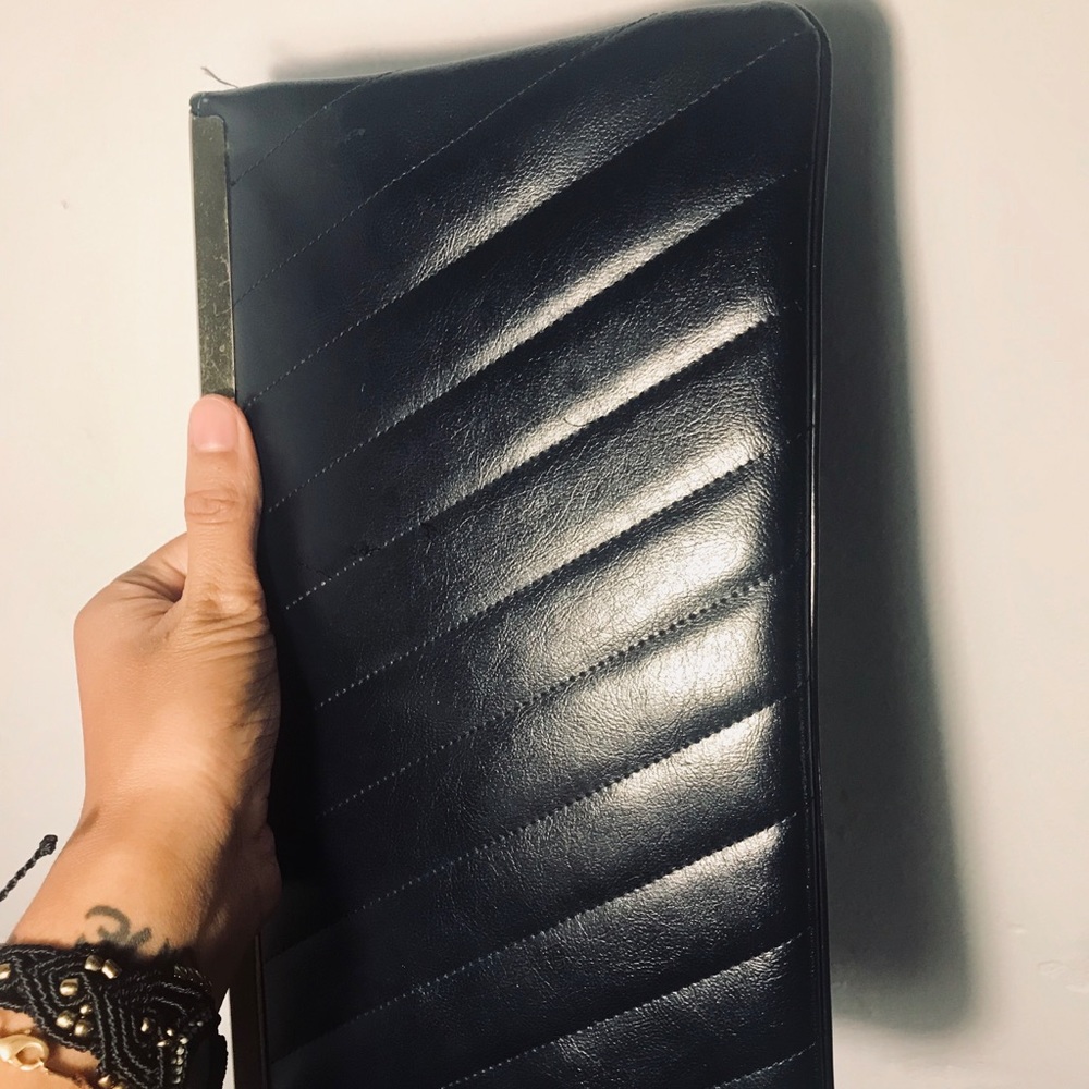 Quilt Faux Leather Clutch/Chain Strap Handbag💋